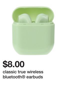 Five Below Classic true wireless bluetooth® earbuds offer