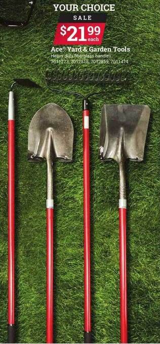 Ace Hardware Ace yard & garden tools offer