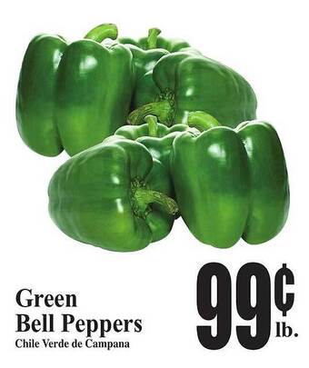 Baja Ranch Green bell peppers offer
