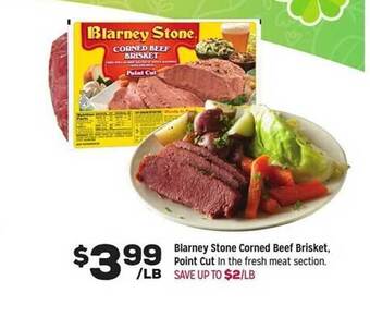 Grocery Outlet Blarney stone corned beef brisket offer