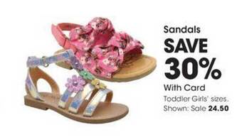 Fred Meyer Sandals offer