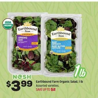 Grocery Outlet Earthbound farm organic salad offer