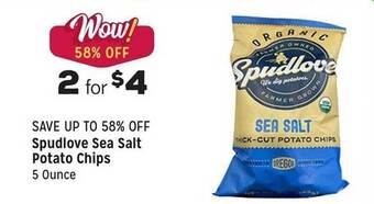 Grocery Outlet Spudlove sea salt potato chips offer
