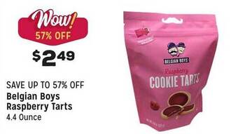 Grocery Outlet Belgian boys raspberry tarts offer