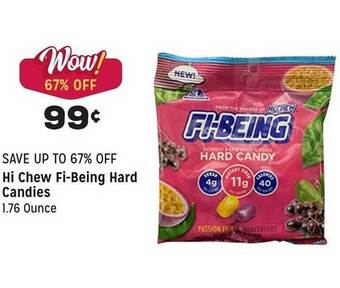 Grocery Outlet Hi chew fi-being hard candies offer