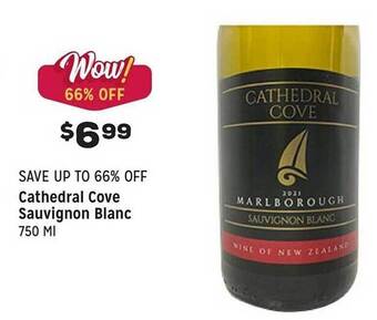 Grocery Outlet Cathedral cove sauvignon blanc offer
