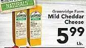Eurofresh Market Mild cheddar cheese offer