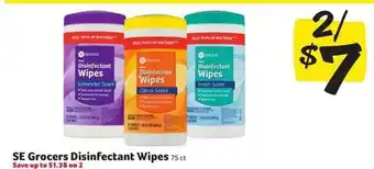 Harveys Supermarkets Se grocers disinfectant wipes offer