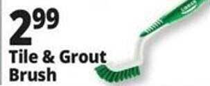 Ocean State Job Lot Tile & grout brush offer