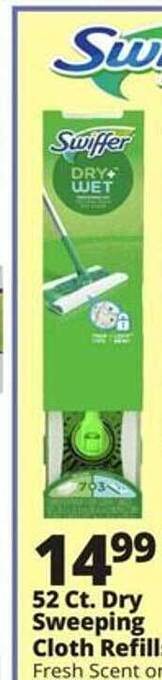 Ocean State Job Lot 52 ct. dry sweeping cloth refills offer