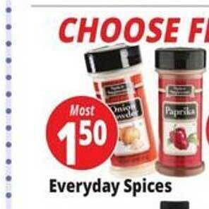 Ocean State Job Lot Everyday spices offer