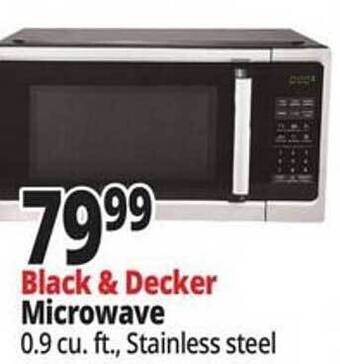 Ocean State Job Lot Black & decker microwave offer
