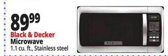Ocean State Job Lot Black & decker microwave offer