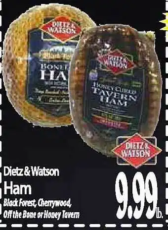 Hollywood Market Dietz & watson ham offer