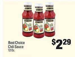 IGA Best choice chili sauce offer