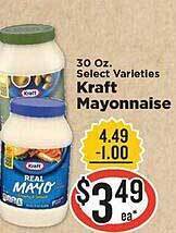 IGA Kraft mayonnaise offer