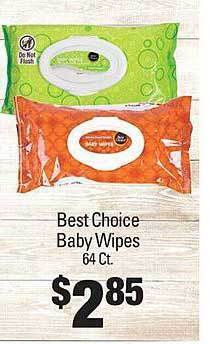 IGA Best choice baby wipes offer