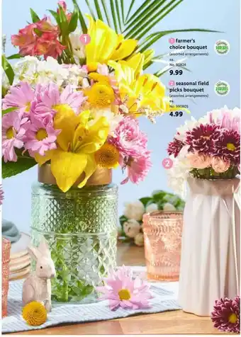 Lidl Farmer's choice bouquet, seasonal field picks bouquet offer