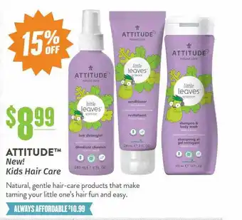Natural Grocers Attitude new! kids hair care offer