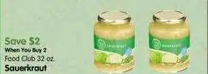 Maceys Food club sauerkraut offer
