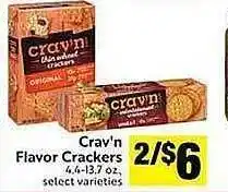 Save Mart Crav'n flavor crackers offer