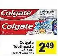 Colgate toothpaste