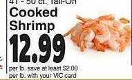 Harris Teeter Cooked shrimp offer