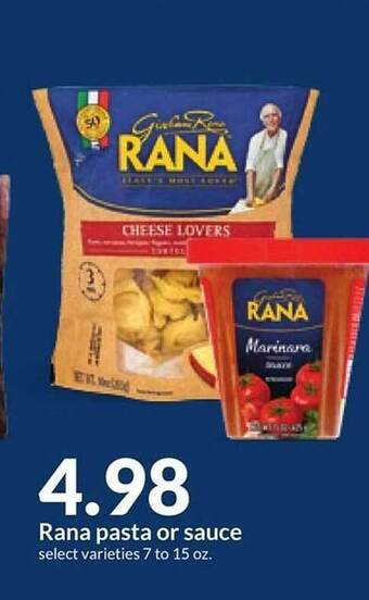Hy-Vee Rana pasta or sauce offer