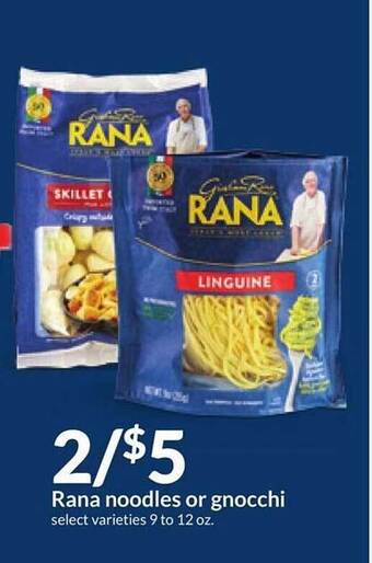 Hy-Vee Rana noodles or gnocchi offer