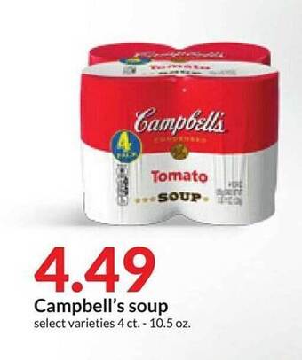 Hy-Vee Campbell's soup offer