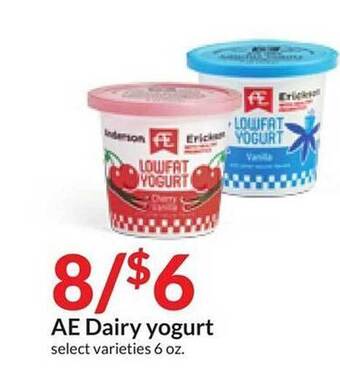 Hy-Vee Ae dairy yogurt offer