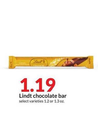 Hy-Vee Lindt chocolate bar offer