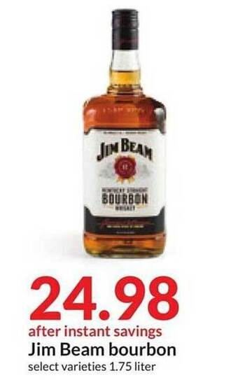 Hy-Vee Jim beam bourbon offer
