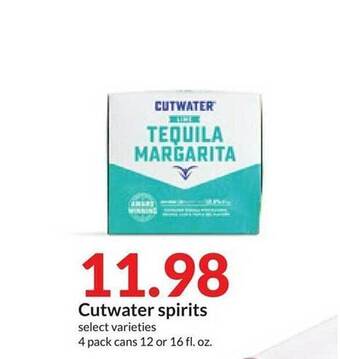 Hy-Vee Cutwater spirits offer