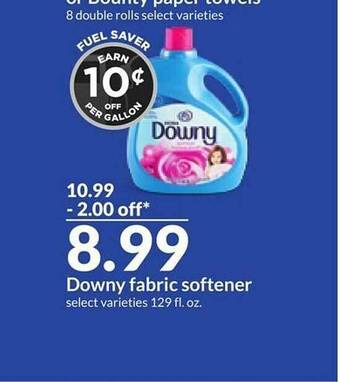 Hy-Vee Downy fabric softener offer