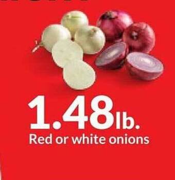 Hy-Vee Red or white onions offer