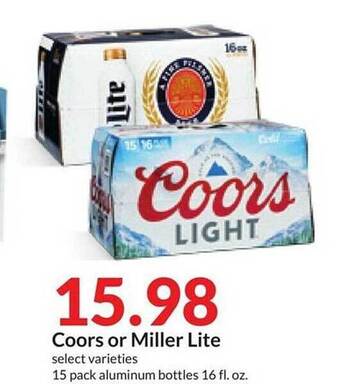 Hy-Vee Coors or miller lite offer