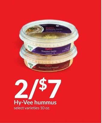 Hy-Vee Hy-vee hummus offer