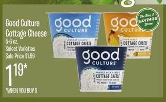 Jewel-Osco Good culture cottage cheese offer