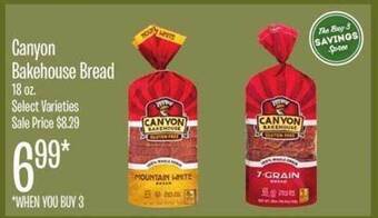 Jewel-Osco Canyon bakehouse bread offer