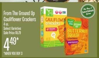 Jewel-Osco From the ground up cauliflower crackers offer