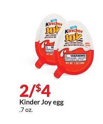 Hy-Vee Kinder joy egg offer