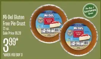Jewel-Osco Mi-del gluten free pie crust offer