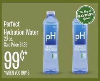 Jewel-Osco Perfect hydration water offer
