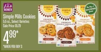 Jewel-Osco Simple mills cookies offer