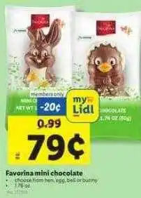 Lidl Favorina mini chocolate offer