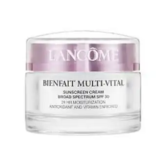 Kohl's Lancome bienfait multi-vital spf 30 day cream moisturizer offer