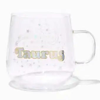 Claire's Zodiac glass mug - taurus offer