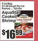 Key Food Aquastar cooked shrimp offer