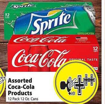 Food Giant Assorted coca-cola products offer